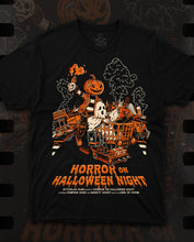 Cargar imagen en el visor de la galería, Horror on Halloween Night Playera