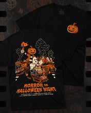 Cargar imagen en el visor de la galería, Horror on Halloween Night Playera Logo
