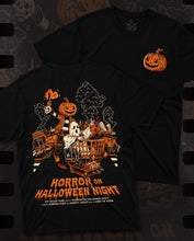 Cargar imagen en el visor de la galería, Horror on Halloween Night Playera Logo
