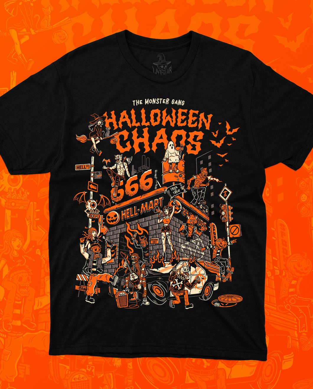Monster Gang Halloween Chaos Playera