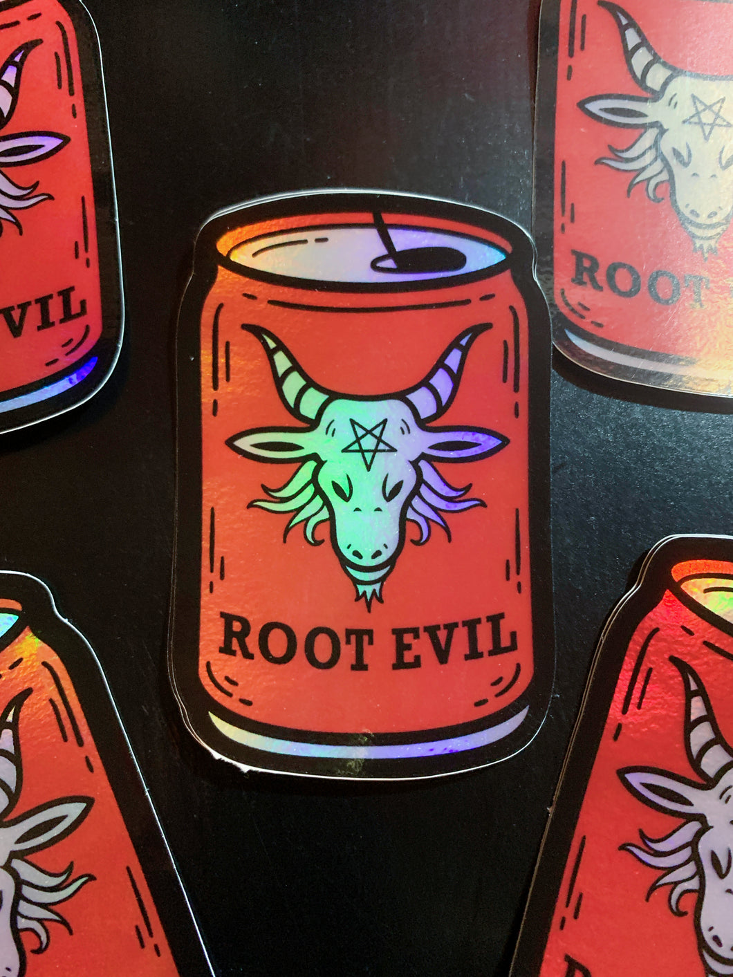 ROOT EVIL STICKER