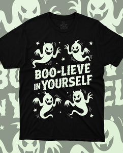 Boo-lieve in yourself Playera