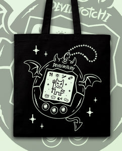 Devilgotchi Tote Bag