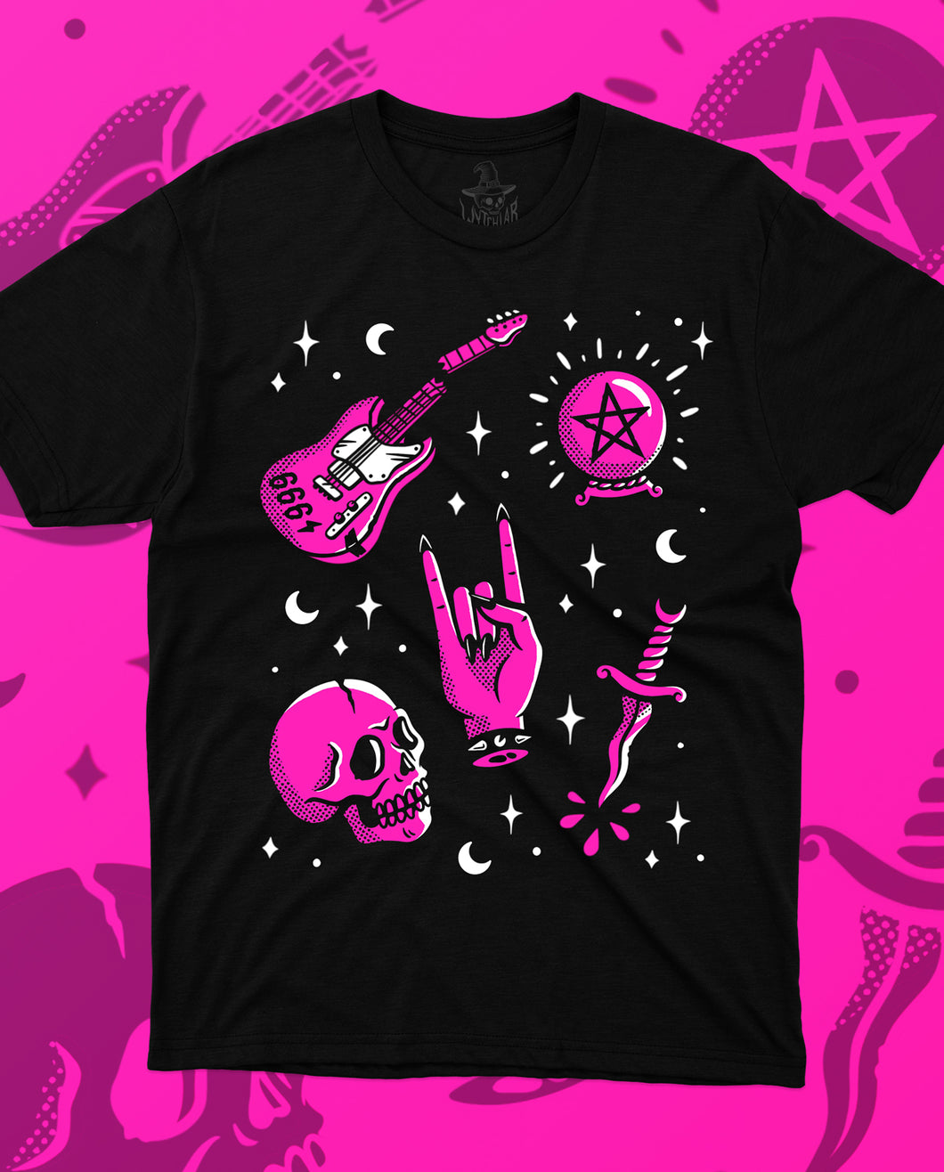 Witch Metal Magic Playera