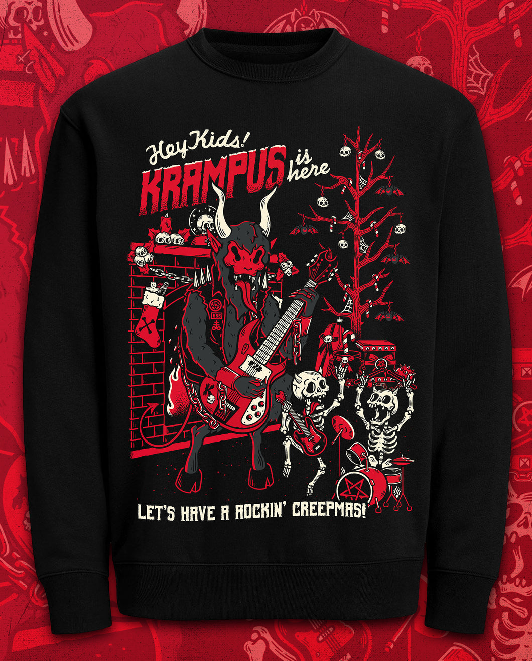 Rockin Krampus Sudadera