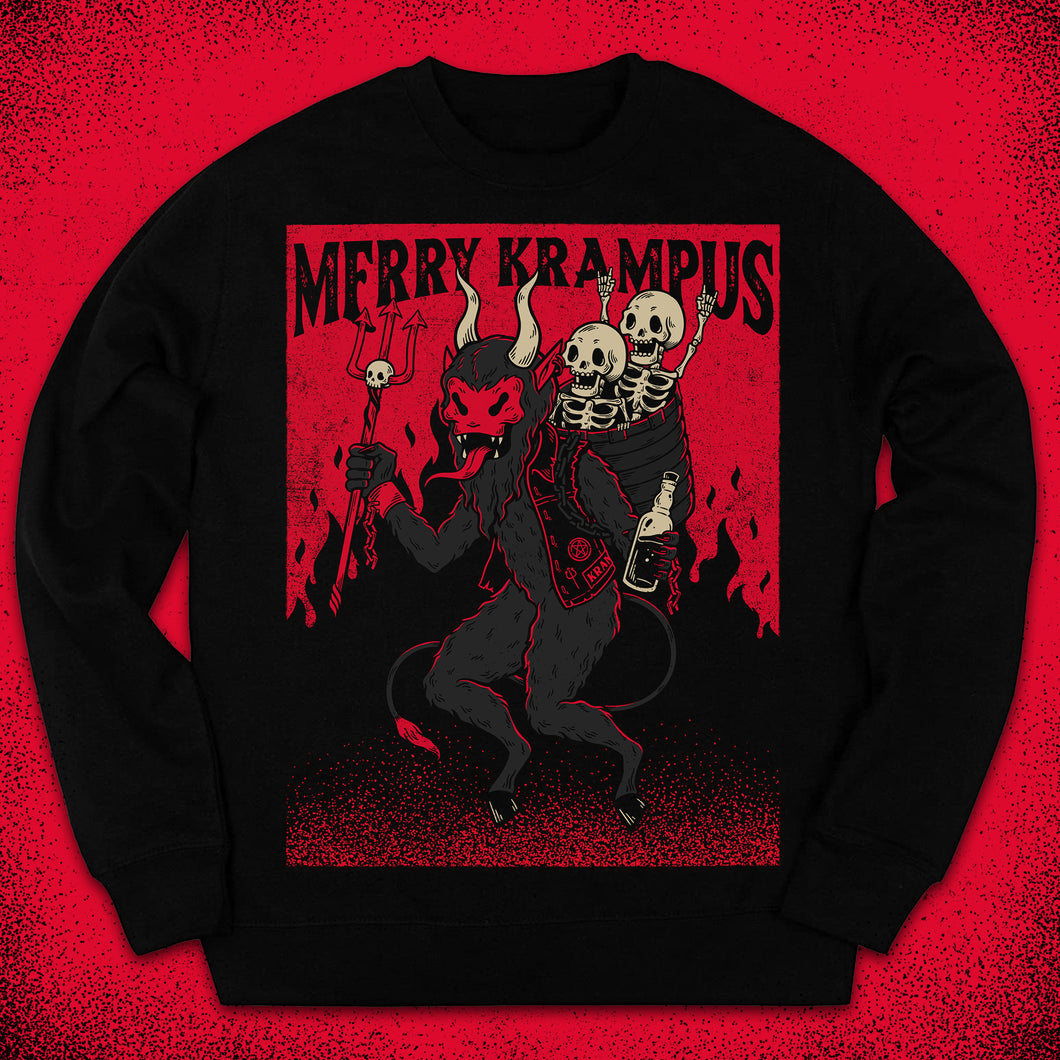 Merry Krampus Sudadera